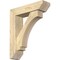 Ekena Millwork Imperial Slat Rough Sawn Bracket w/ Offset Brace, Douglas Fir, 6"W x 22"D x 26"H BKT0604X22X26IMP06RDF - alternate 1